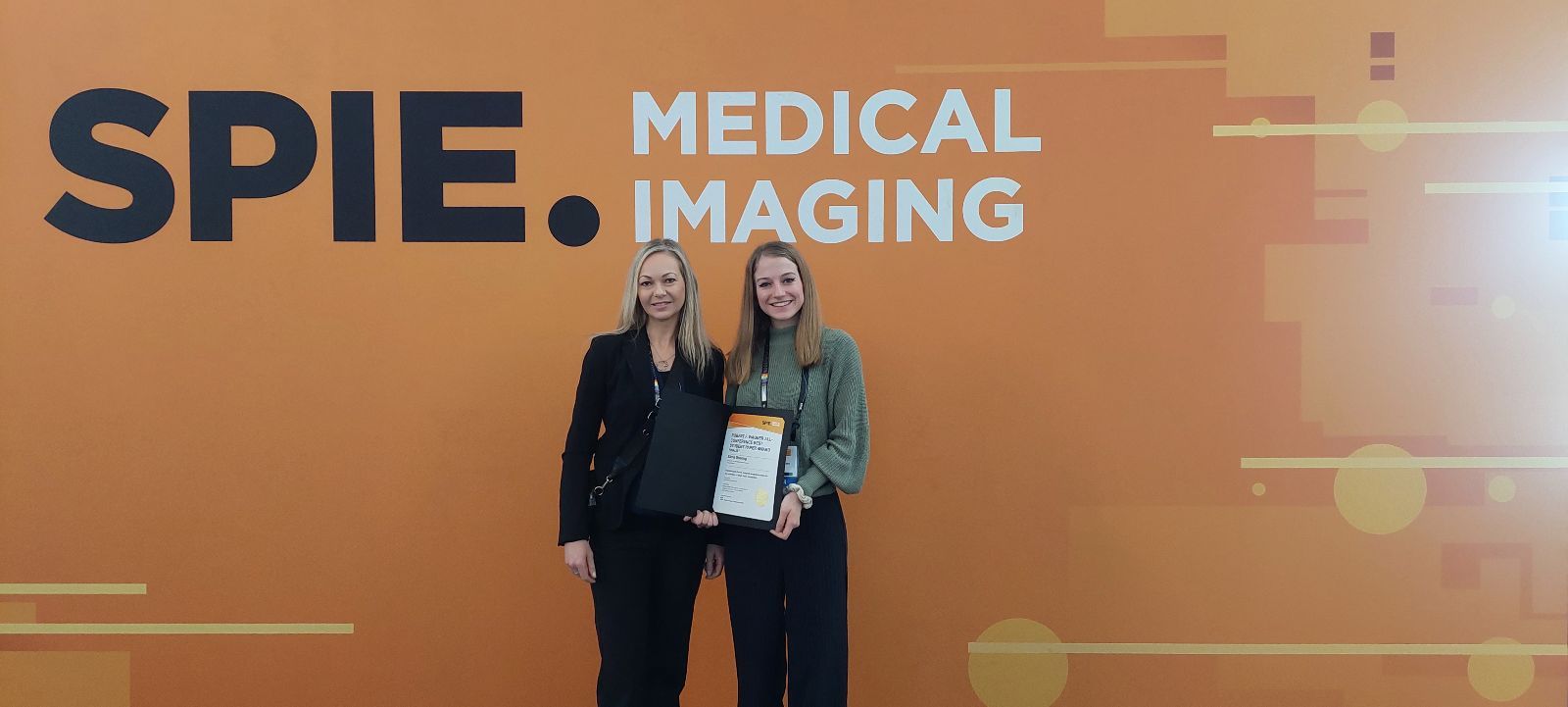 Elena and Lotta at SPIE Medical Imaging 2024