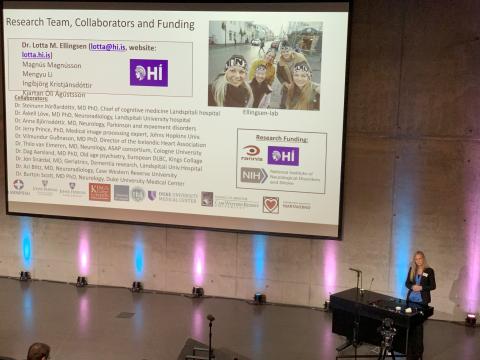 Dr. Ellingsen gave a presentation entitled "Identifying Brain Imaging Biomarkers for Early Diagnosis of Rare Dementia through MRI Post-Processing" as an invited speaker at the 7thBigBrain Workshop: Challenges of big data integration, Reykjavík, Iceland, 4-6 Oct 2023. 
